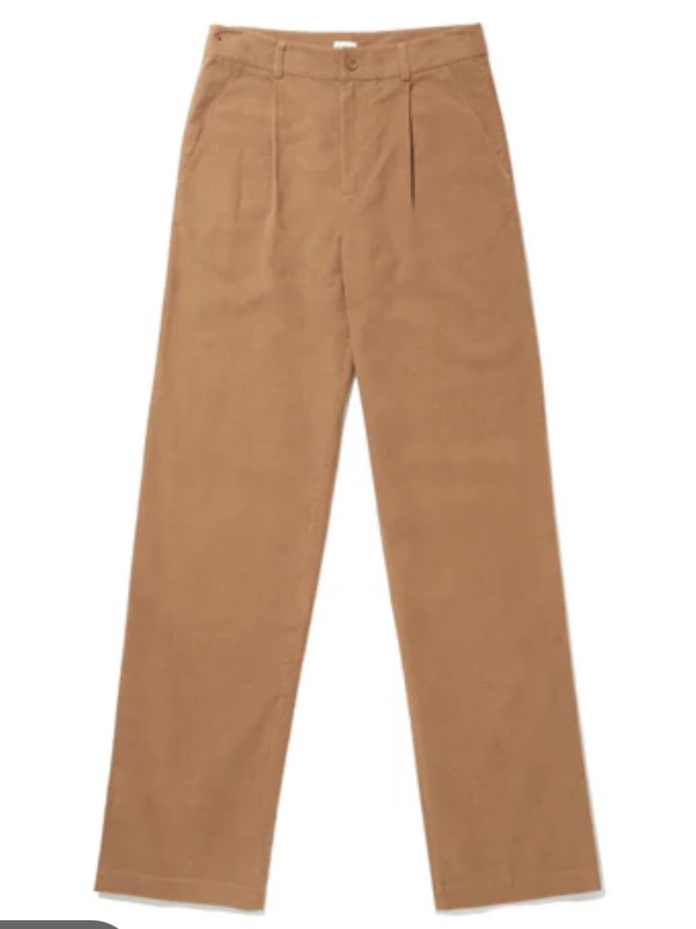 Kule The City Pants Coffee Camel Wide Leg Pleated Trouser Size 6 - Picture 2 of 7